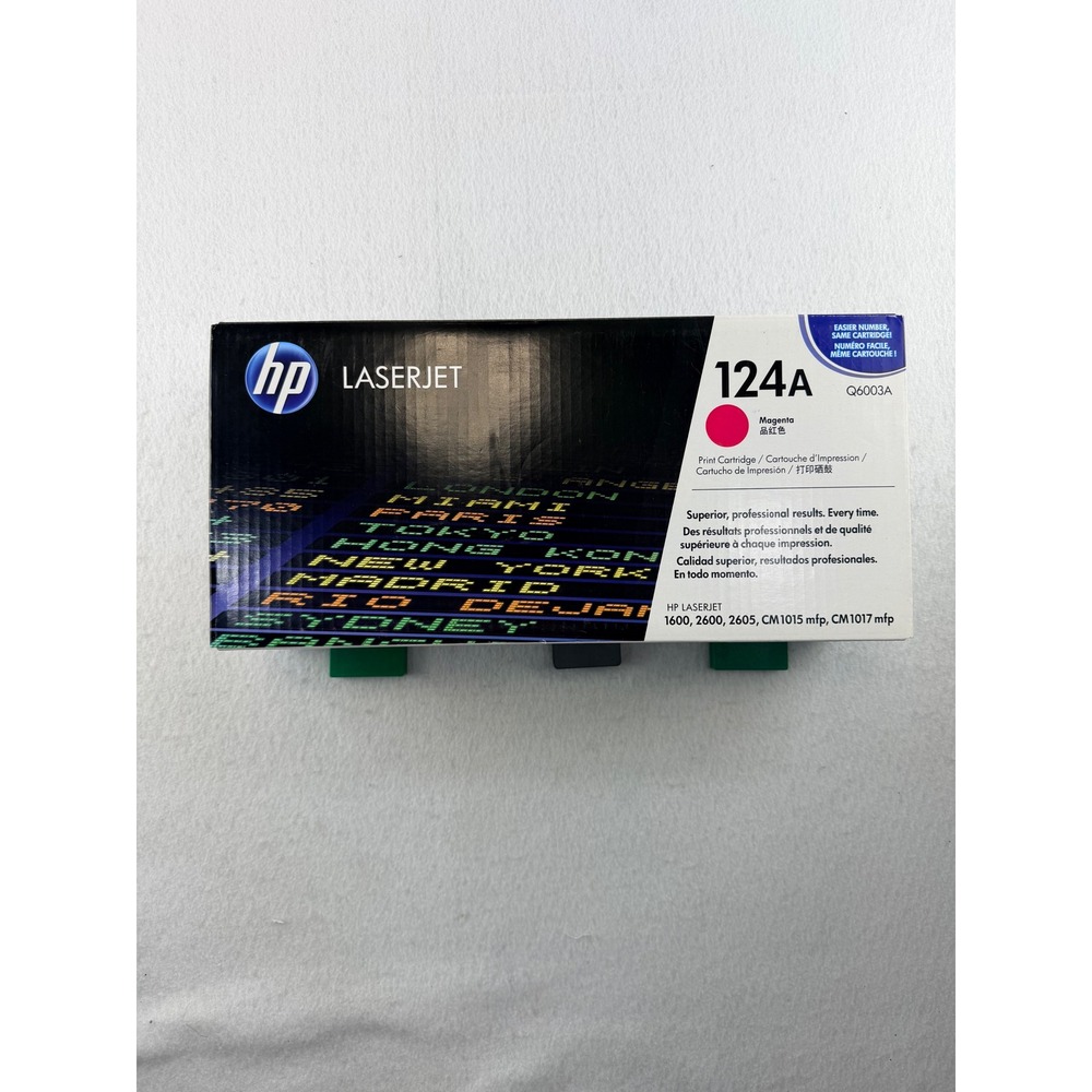 NEW Genuine OEM HP 124A Magenta Toner Q6003A LaserJet 1600 2600 2605